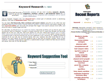 Tablet Screenshot of keywords-analysis.com